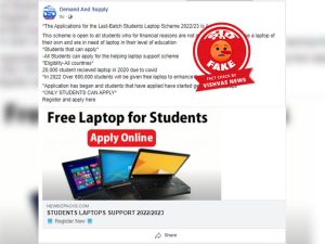 Students Free Laptop