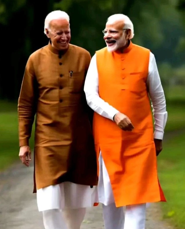 PM Modi and USA President Joe Biden Image

