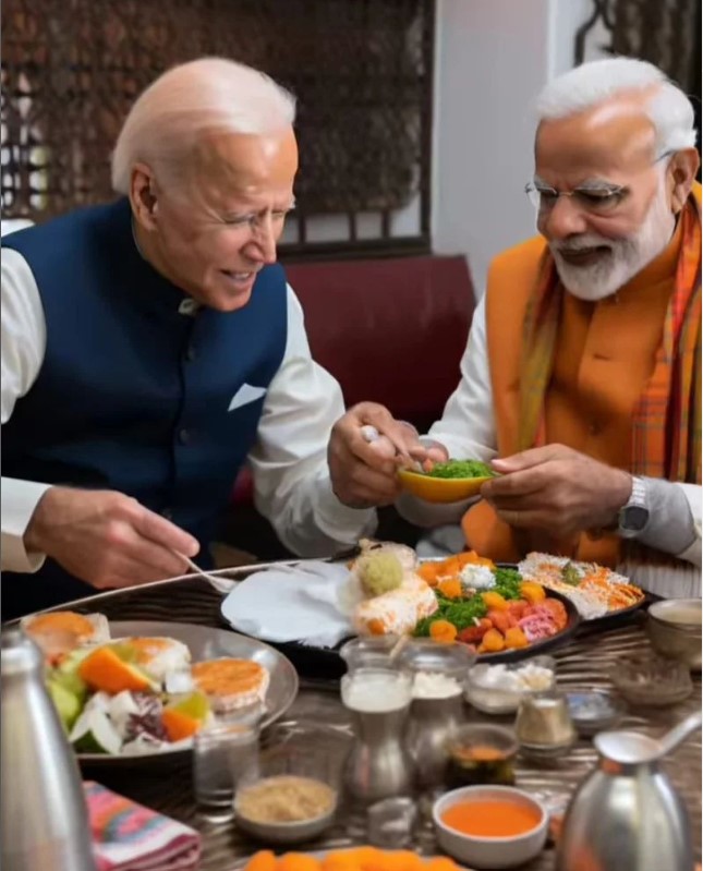 PM Modi and USA President Joe Biden Image

