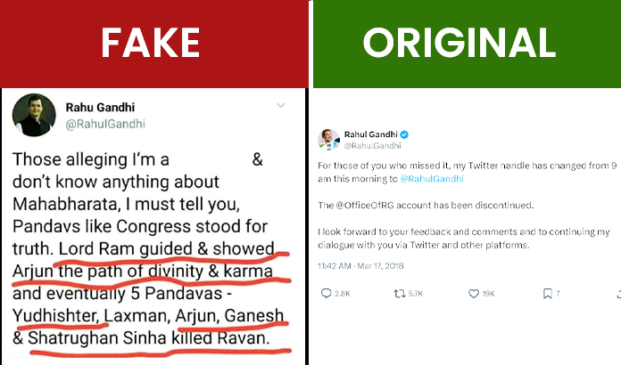 Rahul Gandhi tweet
